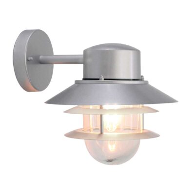 Nordholt Hamptons Tiered Outdoor Wall Lantern Silver