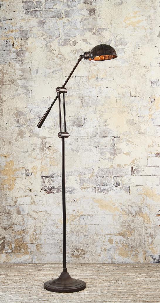Norland French Provincial Adjustable Floor Lamp Bronze