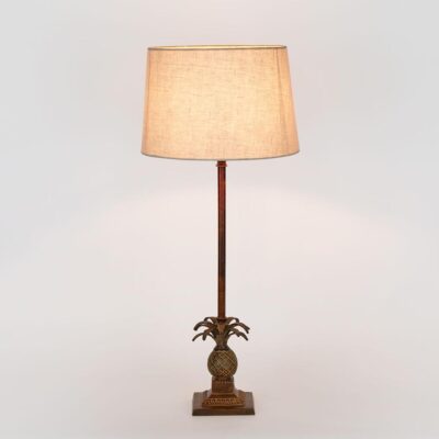 Northcote Hamptons Pineapple Table Lamp Base Brown