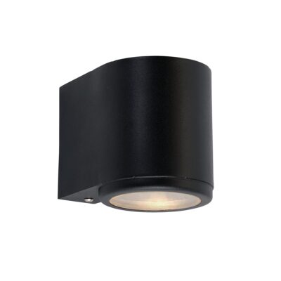 Northfen Curved Black Outdoor Wall Light