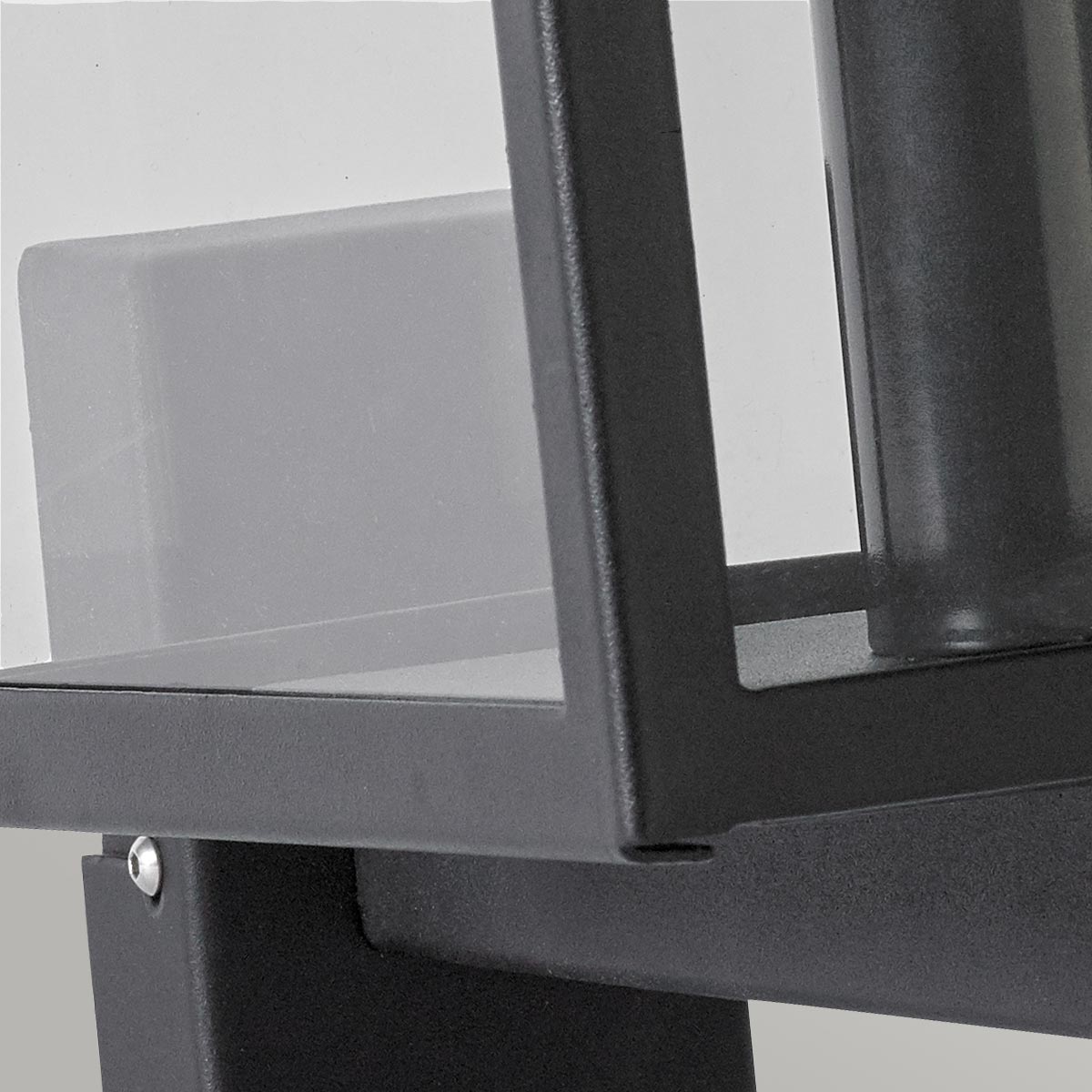 Northgale Hamptons Outdoor Wall Light with Arm Black Northgale Hamptons Outdoor Wall Light with Arm Black — detail view