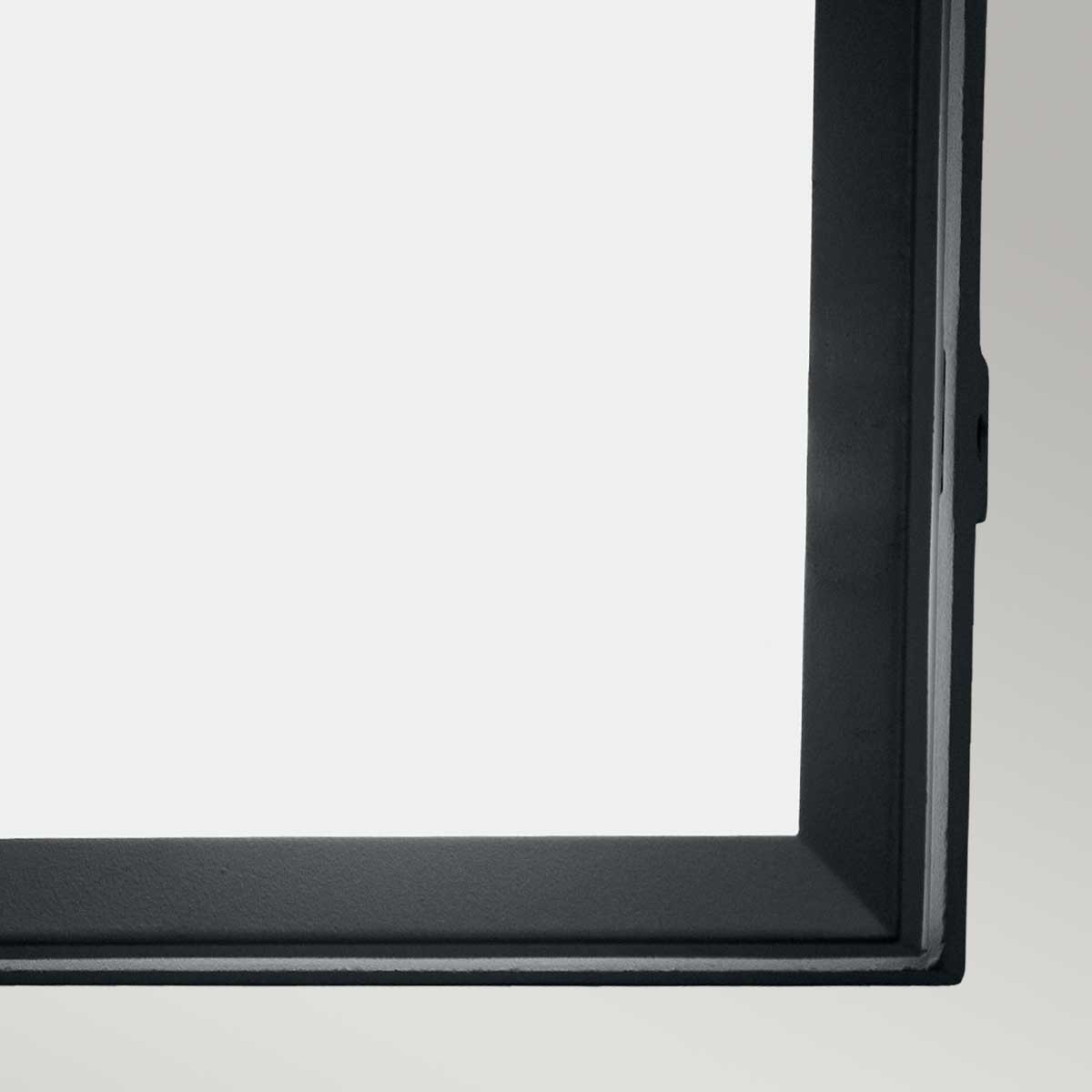 Northgard Modern Square Outdoor Wall Light Graphite Northgard Modern Square Outdoor Wall Light Graphite — detail view