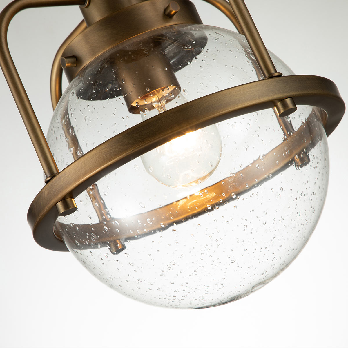 Nortonbury Vintage Pendant Natural Brass — detail view