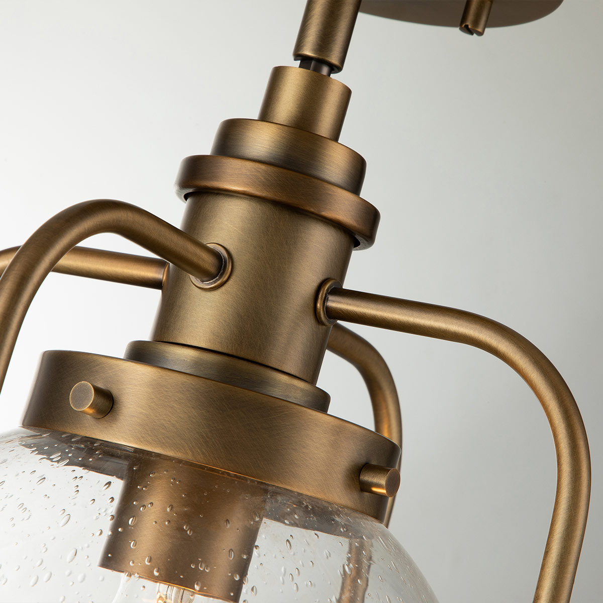 Nortonbury Vintage Pendant Natural Brass — detail view