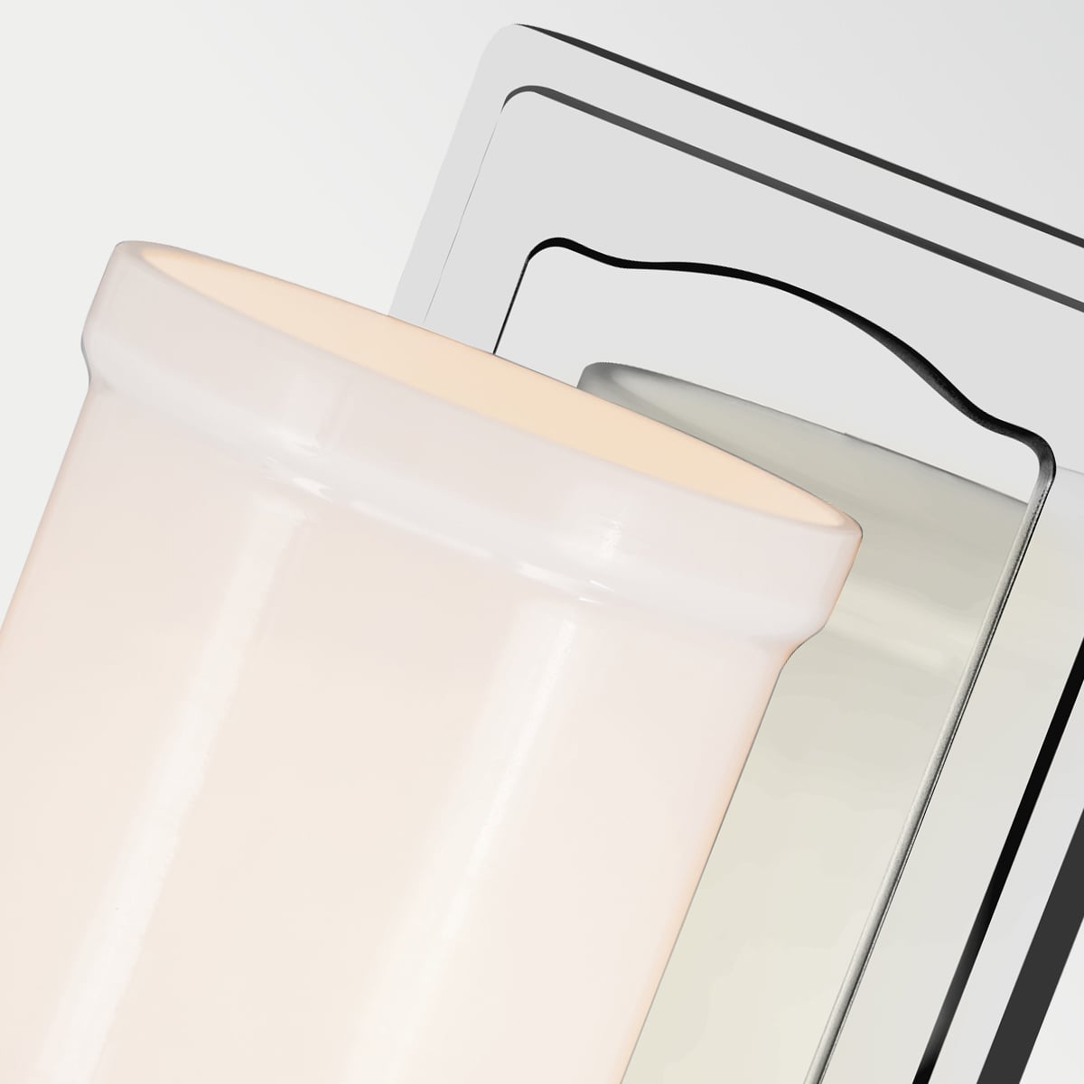 Norwood Cross Light Polished Chrome — detail view