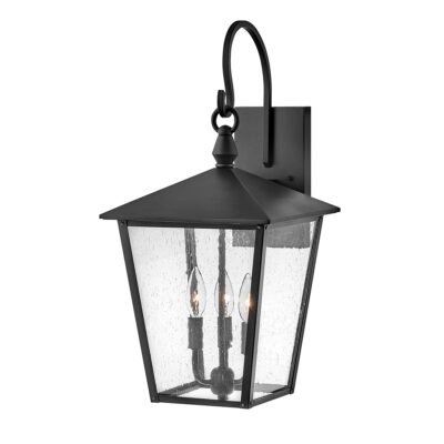 Oakbridge Hamptons Large Wall Lantern Black