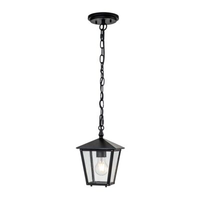 Oakbridge Traditional Chain Lantern Pendant Black