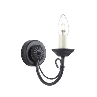 Oakendene French Provincial Wall Light Black