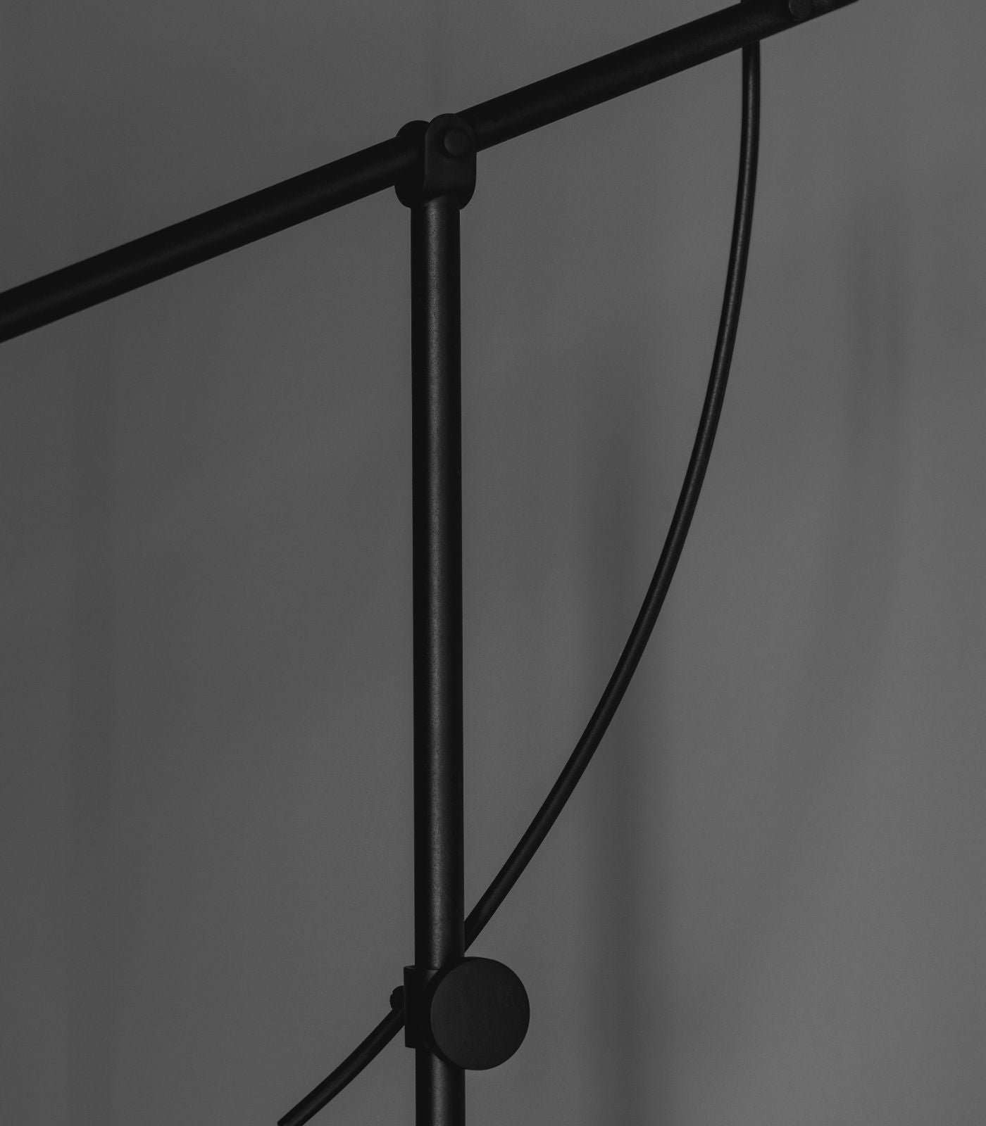 Oatlands Contemporary Adjustable Floor Lamp Matt Black Oatlands Contemporary Adjustable Floor Lamp Matt Black