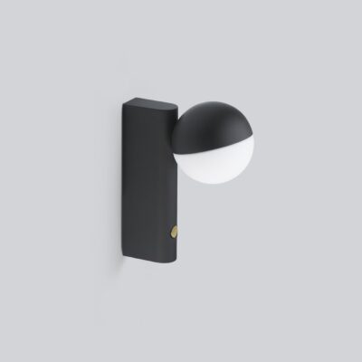 Oatlands Contemporary Wall Light Black