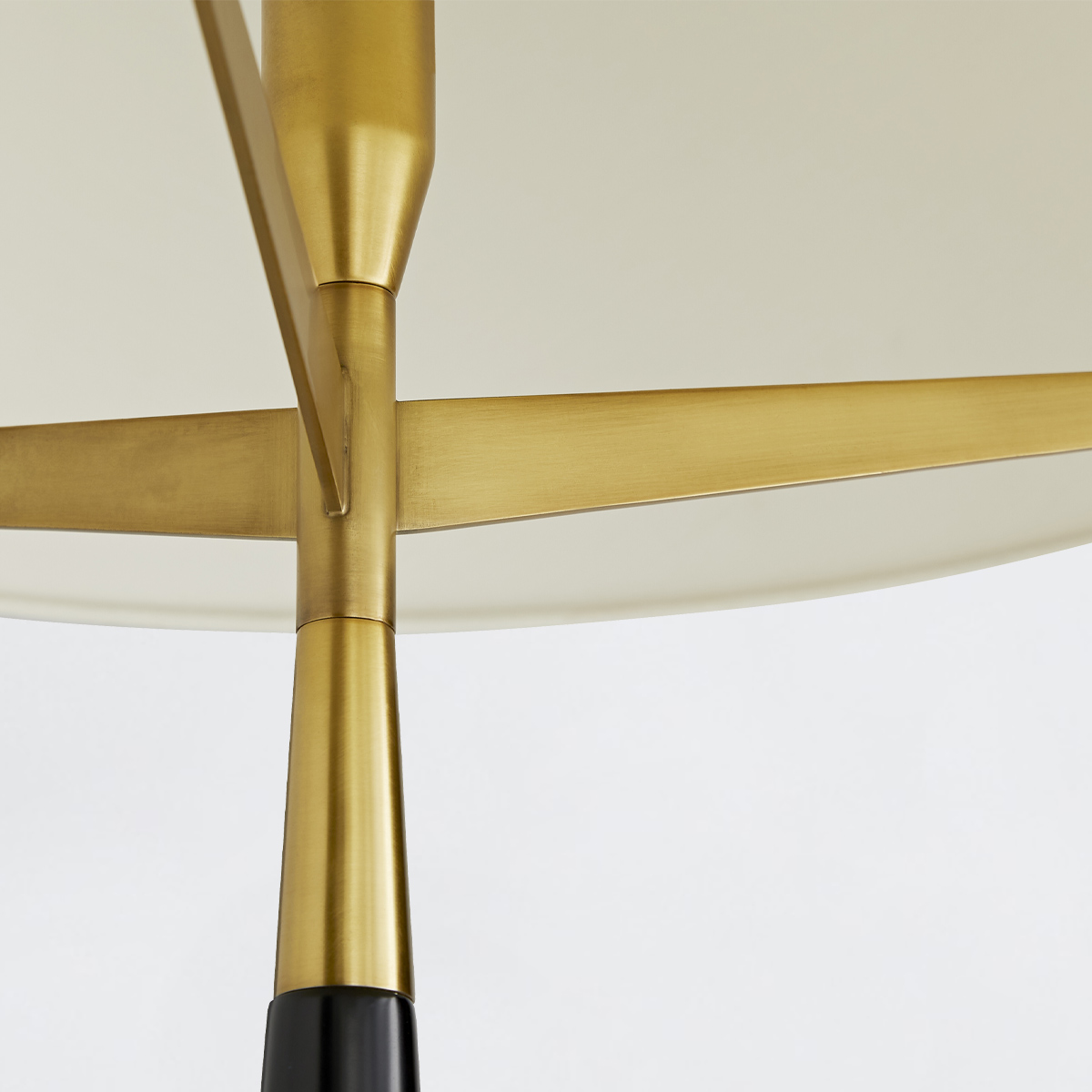 Oldstone Hamptons Floor Lamp Black And Antique Brass Oldstone Hamptons Floor Lamp Black And Antique Brass — detail view