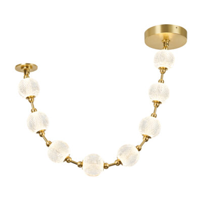 Osmere Hamptons Multi-Drop Pendant Natural Brass