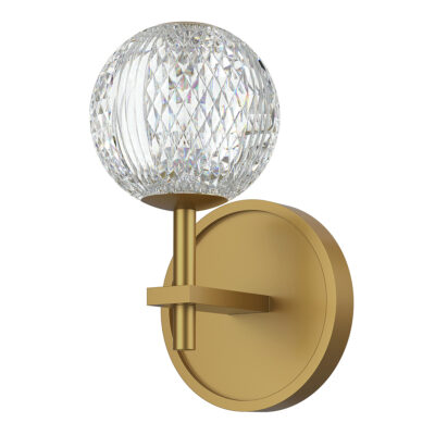Osmere Hamptons Wall Light Natural Brass