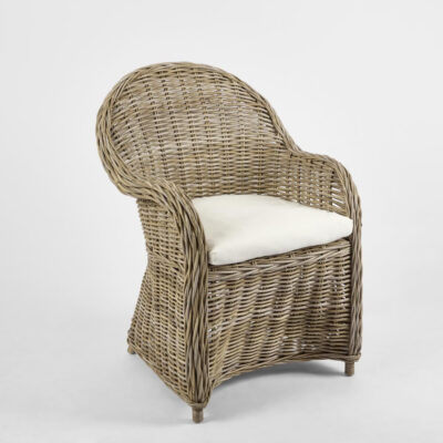 Osprey Point Hamptons Rattan Armchair with Cushion