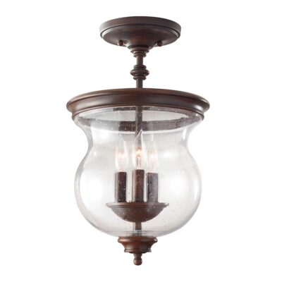 Ottermere Lane French Provincial Ceiling Semi-Flush Heritage Bronze