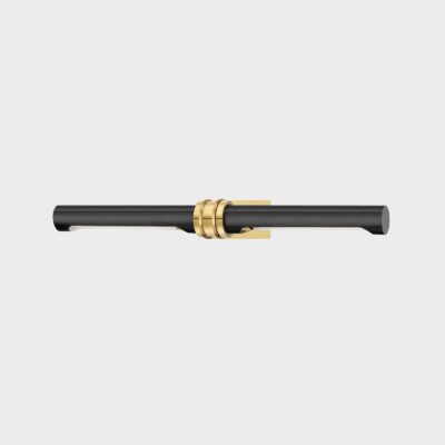 Ottermill Contemporary Dual Head Picture Light Black and Aged Old Bronze
