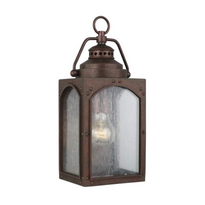 Ottershaw Cross Traditional Outdoor Lantern Copper Oxide
