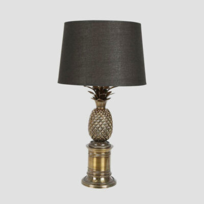Paloma Hamptons Pineapple Table Lamp Base Antique Brass