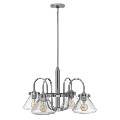 Parliament Row Industrial Chandelier Chrome