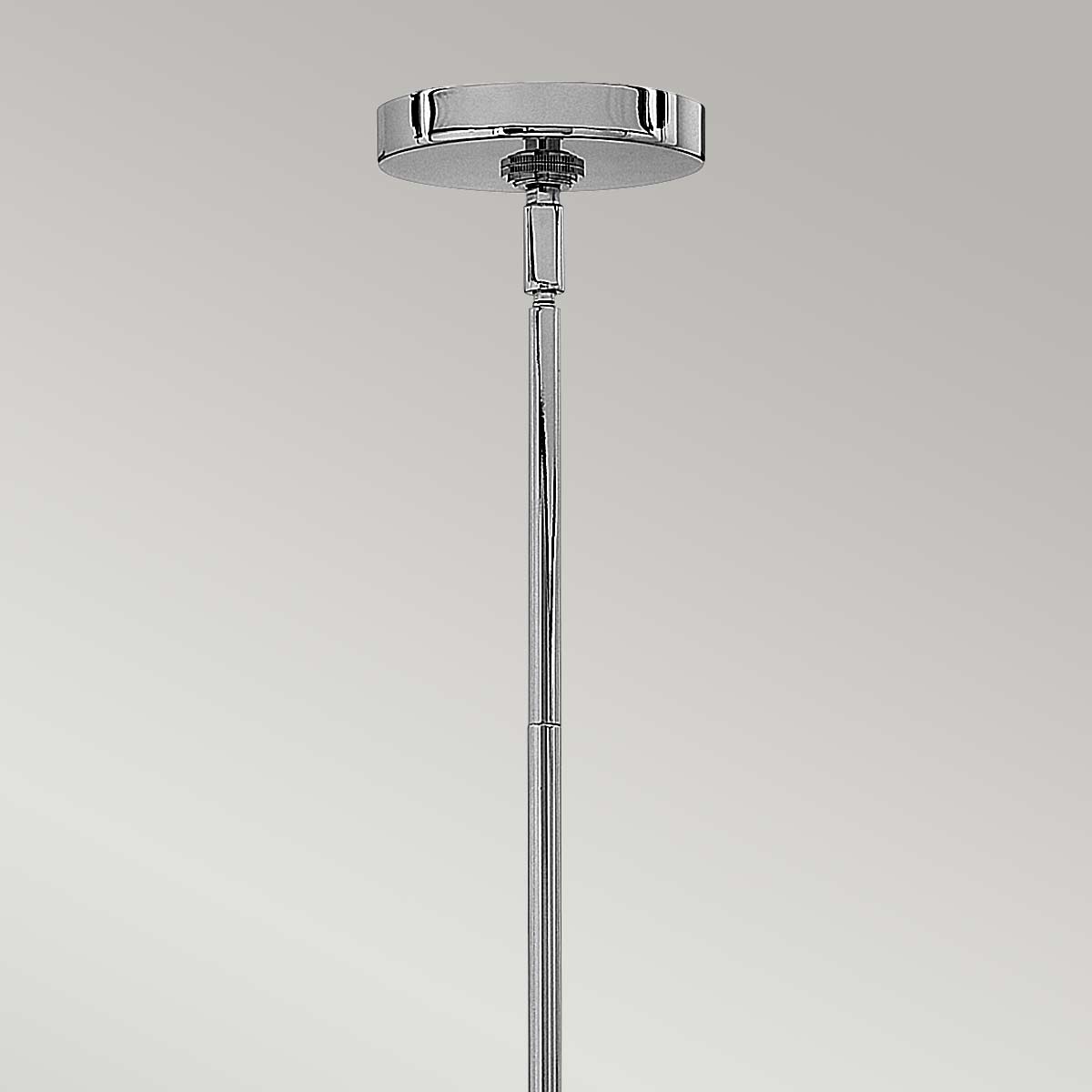Parliament Row Industrial Chandelier Chrome Parliament Row Industrial Chandelier Chrome — detail view