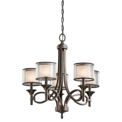 Pemberleigh Hamptons 5 Light Chandelier Mission Bronze