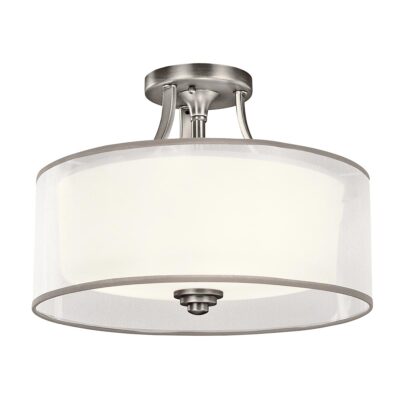 Pemberleigh Hamptons Ceiling Semi-Flush Antique Pewter