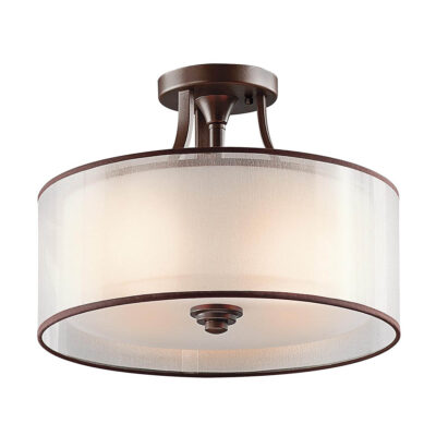 Pemberleigh Hamptons Ceiling Semi-Flush Mission Bronze