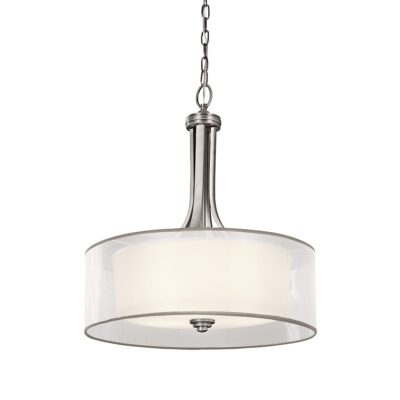 Pemberleigh Hamptons Drum Pendant Antique Pewter