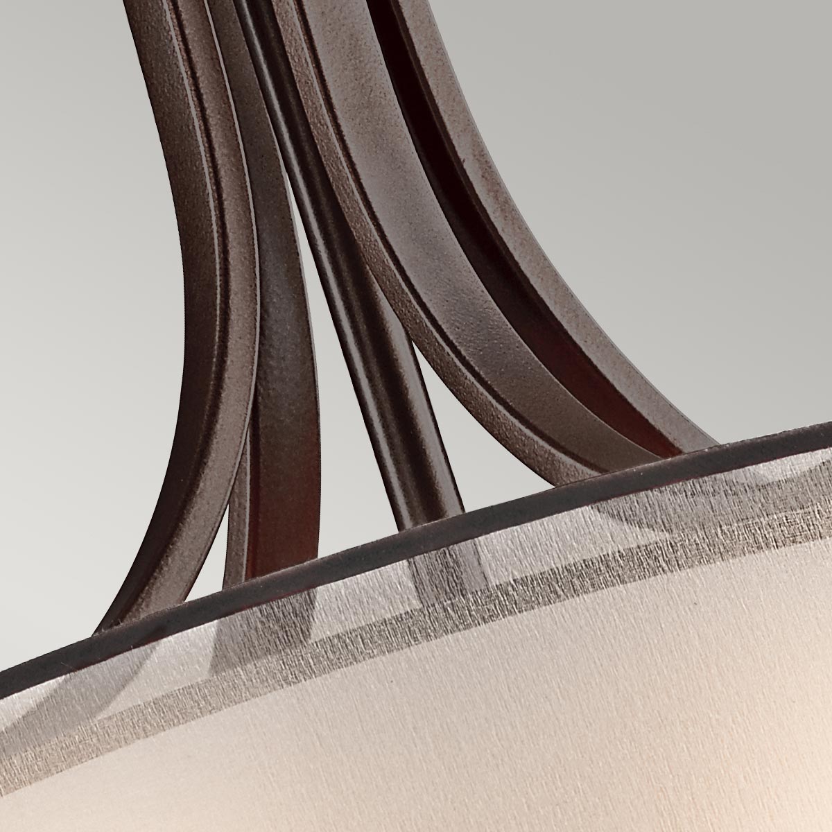 Pemberleigh Hamptons Large Drum Pendant Mission Bronze Pemberleigh Hamptons Large Drum Pendant Mission Bronze — detail view