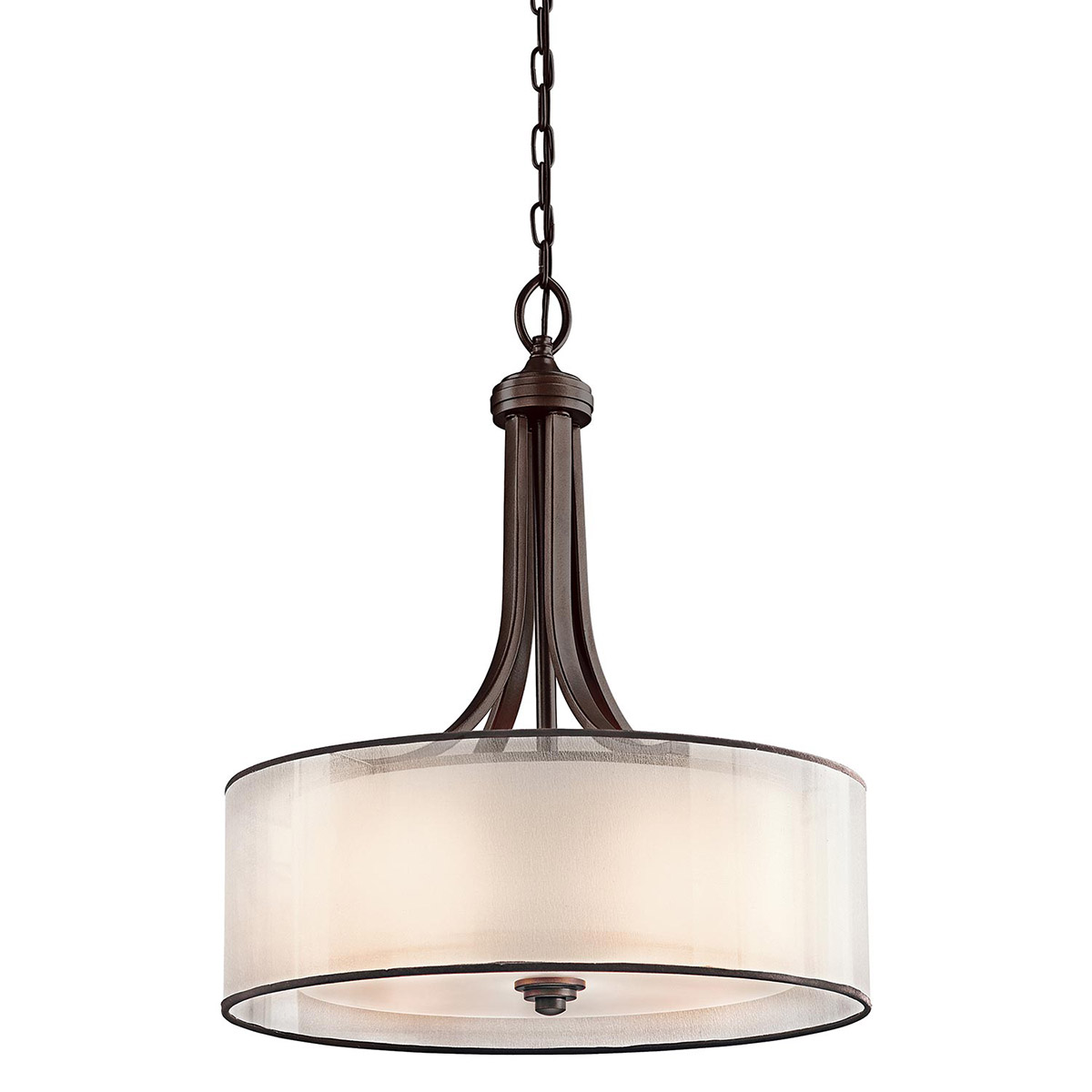 Pemberleigh Hamptons Large Drum Pendant Mission Bronze