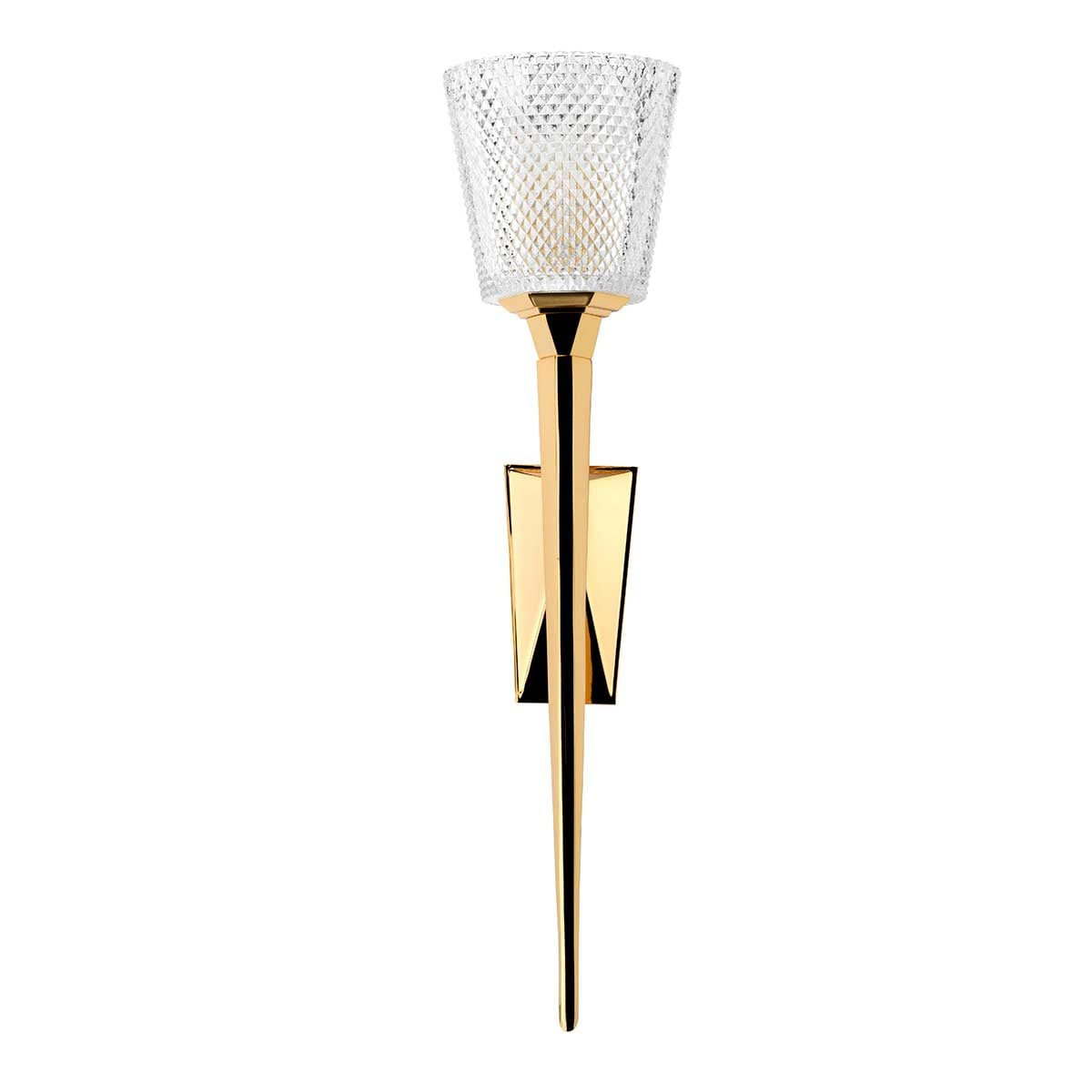 Pemberley Cross Torchiere Wall Light Polished Gold Pemberley Cross Torchiere Wall Light Polished Gold