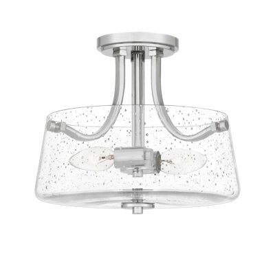 Pemberly Hamptons Ceiling Semi-Flush Polished Nickel