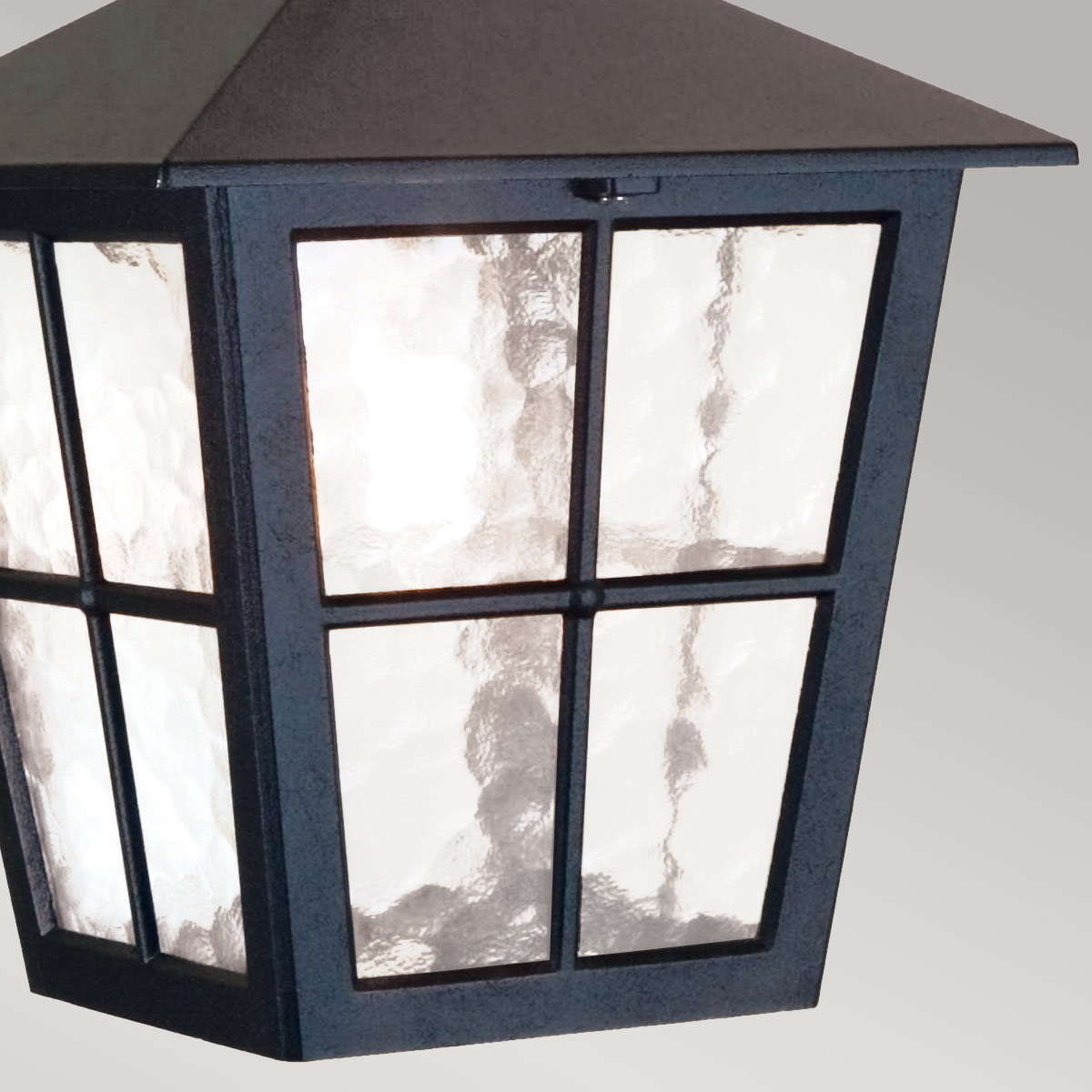 Pemberton Grange Traditional Chain Lantern Black Pemberton Grange Traditional Chain Lantern Black — detail view