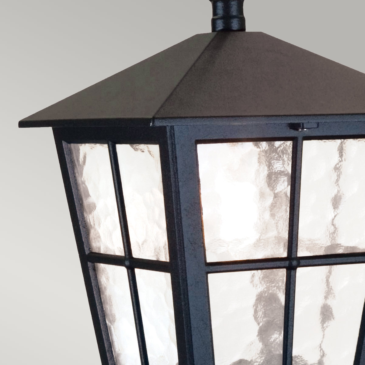 Pemberton Grange Traditional Chain Lantern Black Pemberton Grange Traditional Chain Lantern Black — detail view
