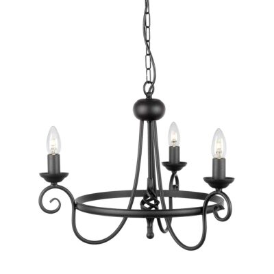 Penhollow French Provincial Chandelier Black