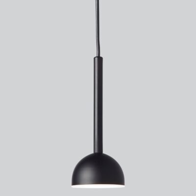 Peony Hill Contemporary Dome Pendant Light Black, Rust, White