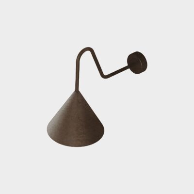 Pinehollow Industrial Cone Wall Light Antique Iron