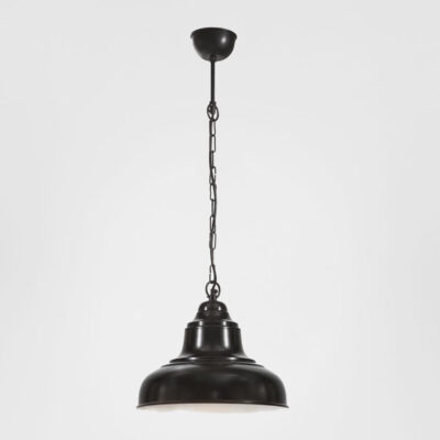 Pinevale Industrial Dome Pendant Small Black