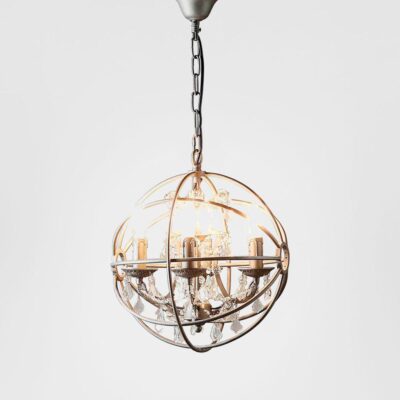 Polmere French Provincial Orb Chandelier Grey