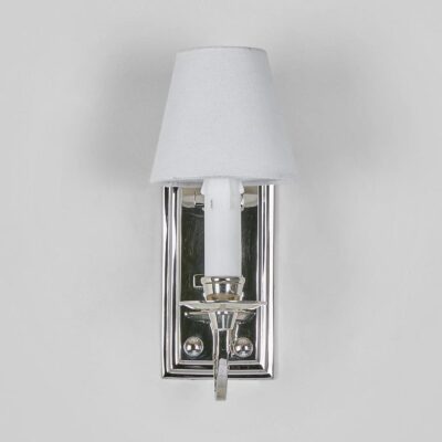 Portsea French Provincial Single Arm Wall Light Nickel