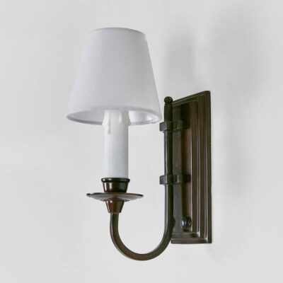Portsea Hamptons Single Arm Wall Light Bronze