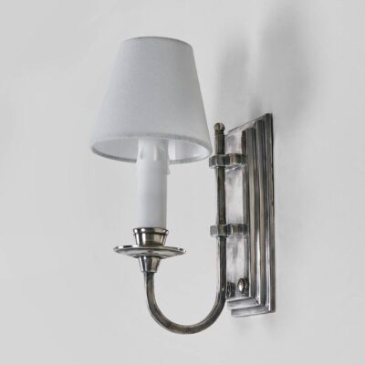 Portsea Heritage Single Arm Wall Light Antique Silver