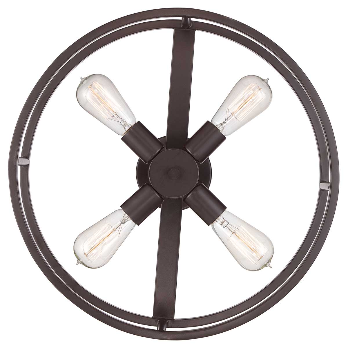 Portside Landing Industrial Cage Ceiling Semi-Flush Bronze Portside Landing Industrial Cage Ceiling Semi-Flush Bronze