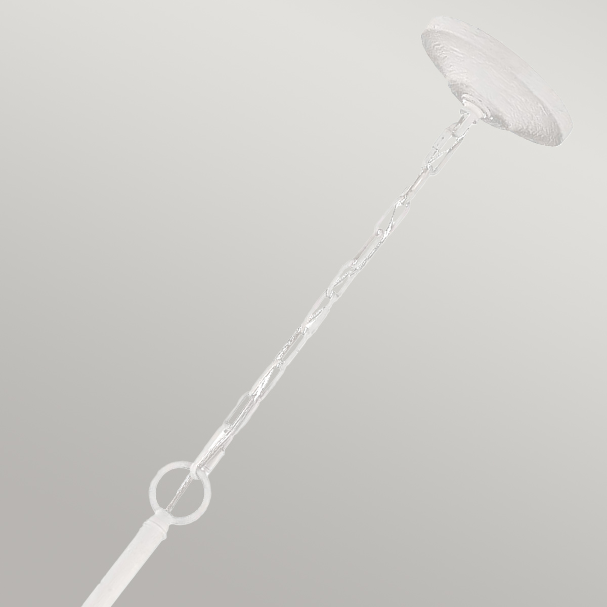 Primrose Farm French Provincial 4 Light Chandelier Textured Plaster White Primrose Farm French Provincial 4 Light Chandelier Textured Plaster White — detail view