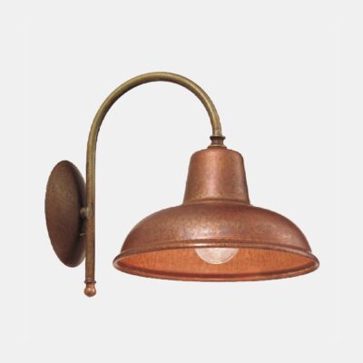 Ravenna Industrial Wall Light Copper And Antique Brass