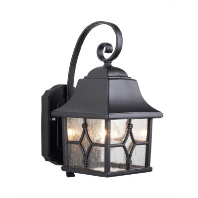 Ravensbourne Traditional Wall Lantern Black