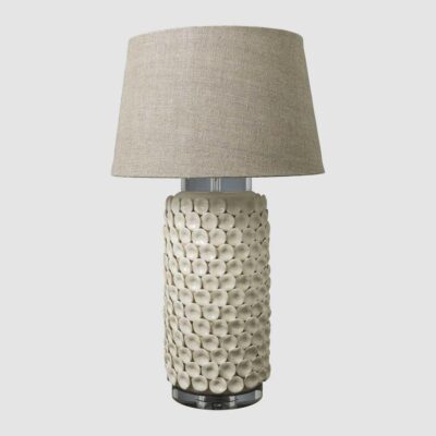 Ravenscourt Hamptons Ceramic Table Lamp Base Ivory