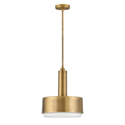Ravensmoor Contemporary Pendant Lacquered Brass