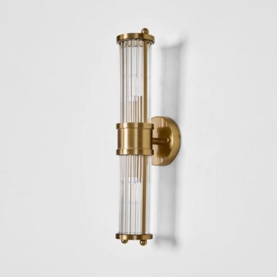 Ravenswood French Provincial Double Wall Light Antique Brass