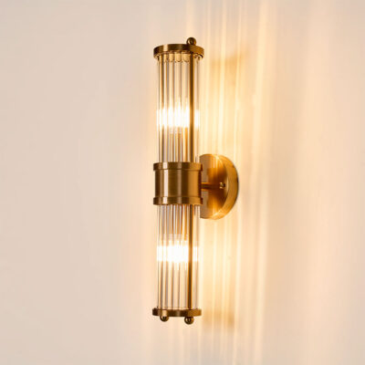 Ravenswood French Provincial Double Wall Light Antique Brass